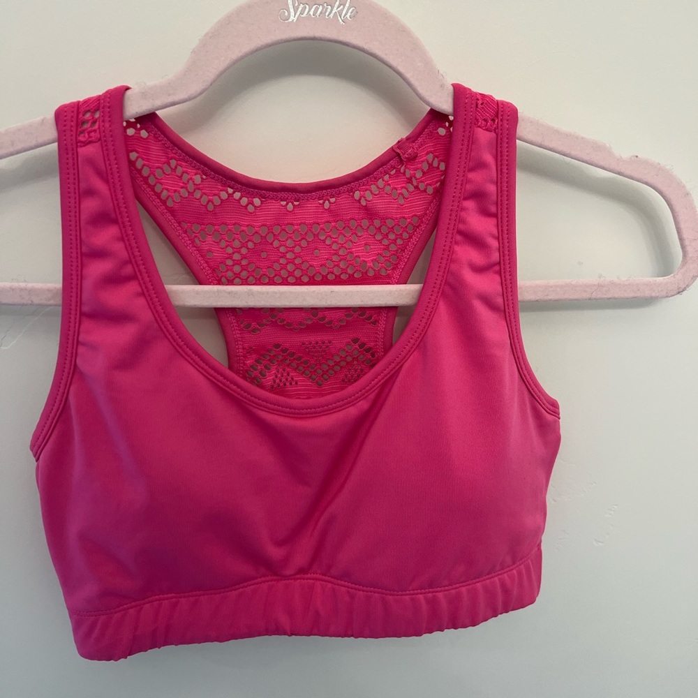 ZYIA sports bra, hot pink